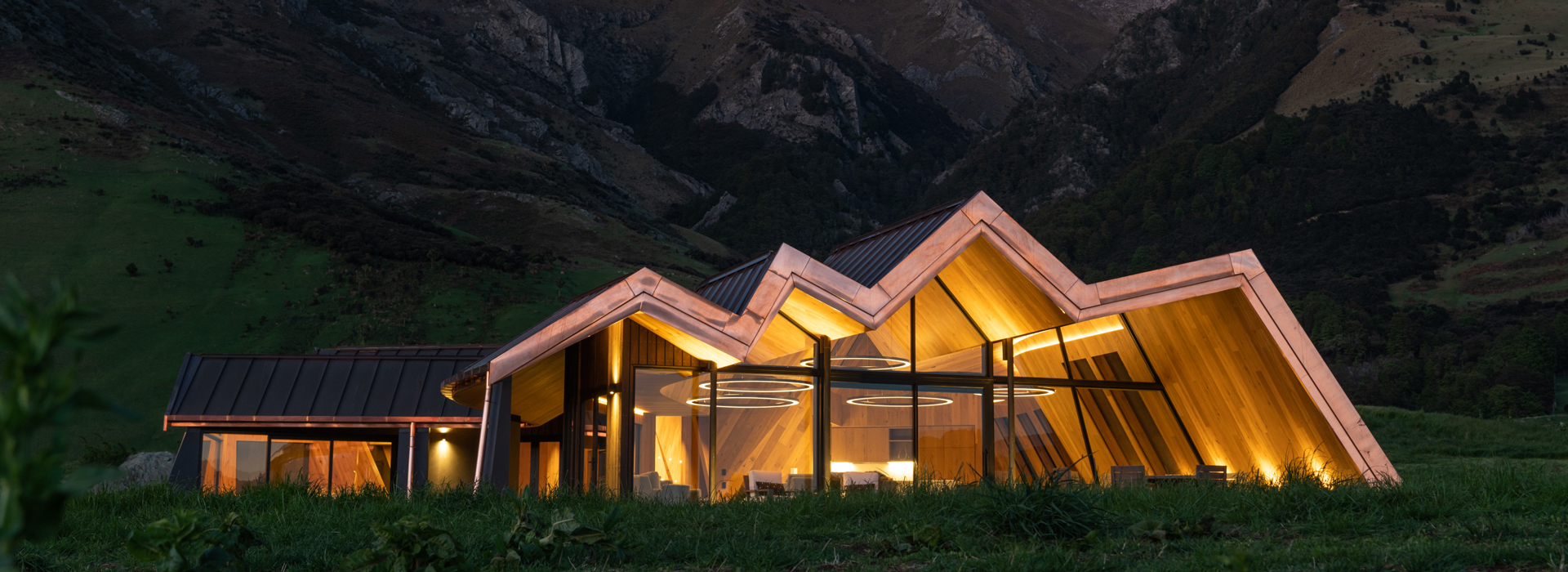 Luxury villa Mt Isthmus Lodge located on the South Island of New Zealand