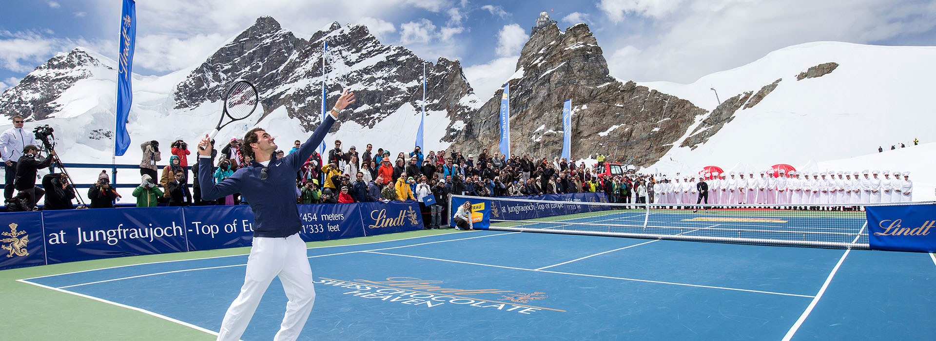 Sports floor at more than 3.400 metres altitude