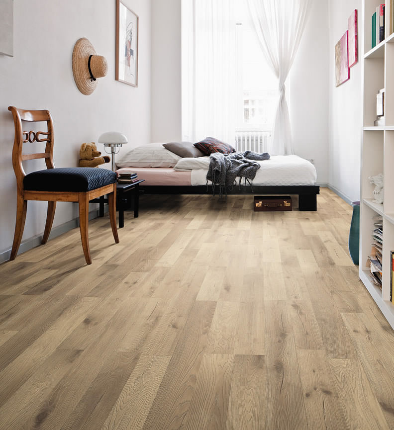 Laminat T75 2Stab Eiche Artico sand 533105 Int01