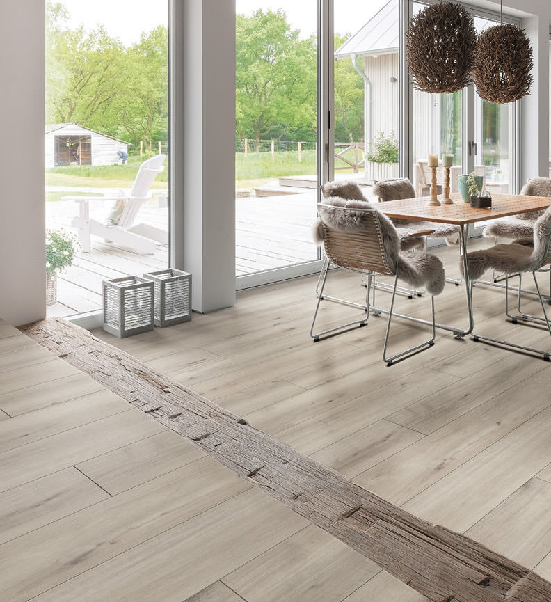 Laminat Campus 4V Eiche Melina grau  Int01