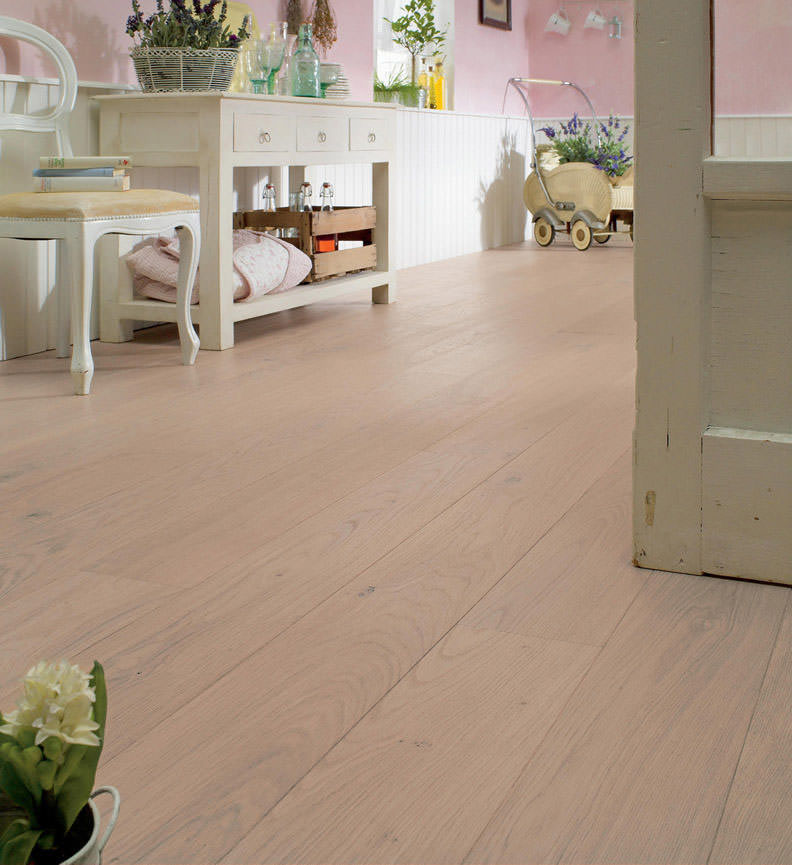 Parkett LA 2V Eiche weiss Markant  Int