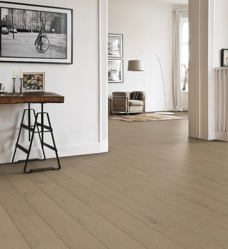 Parkett Stab LA Scala 2V Eiche Puro grau Sauvage struk  Int01