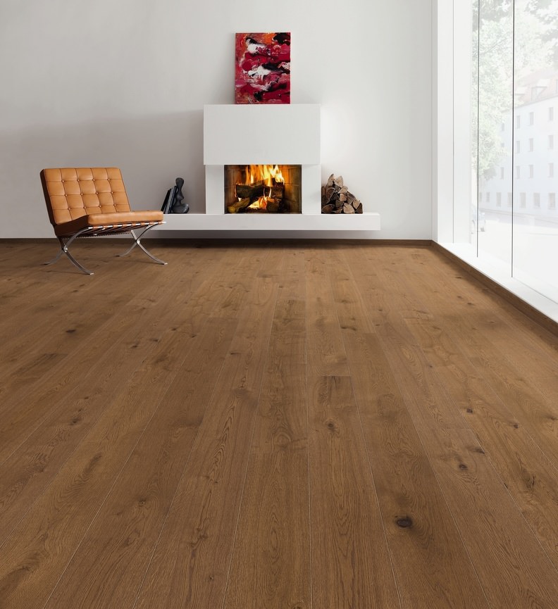  haro professional parkett landhausdiele 2v eiche muskatbraun vario strukturiert qv