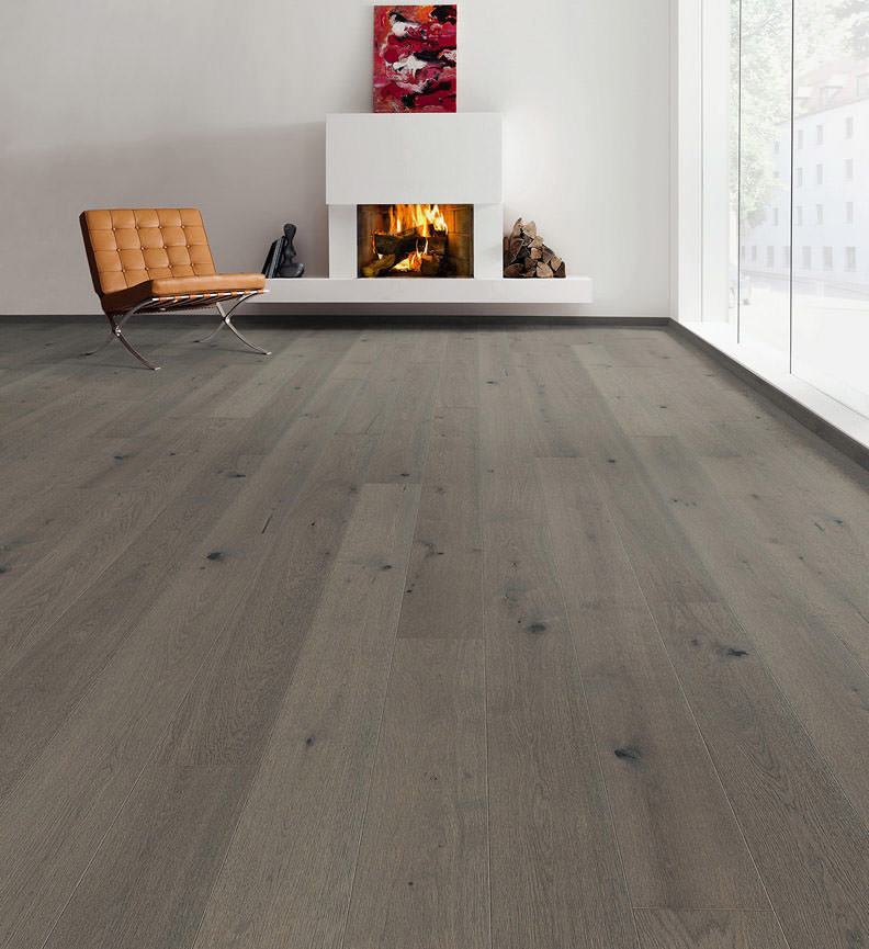 Parkett LA 4V Eiche Puro vulcano Sauvage struk  QV